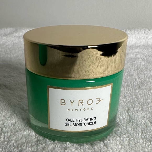 BYROE Kale Hydrating Gel Moisturizer Green and Gold